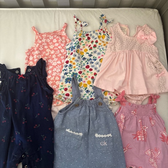 Assorted Baby Girl Rompers and Dresses - Picture 1 of 3